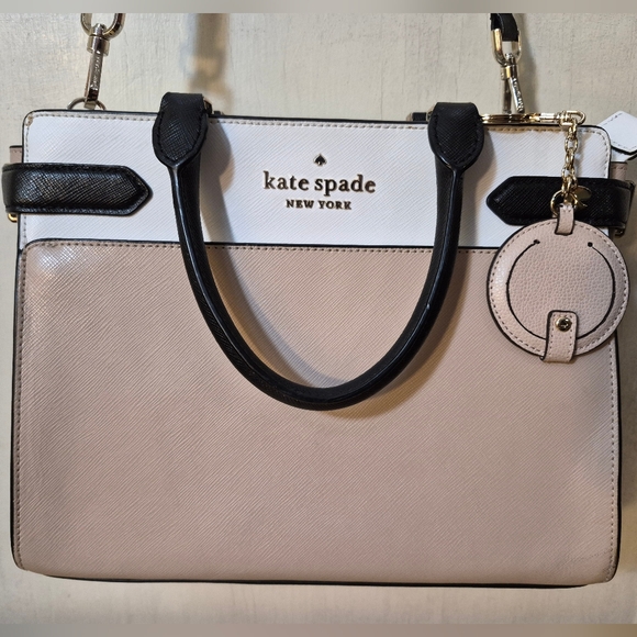 Kate Spade Black and Tan Satchel - Picture 2 of 11